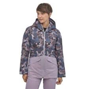 Patagonia insulated snowbelle jacket camo recco ski jacket size medium